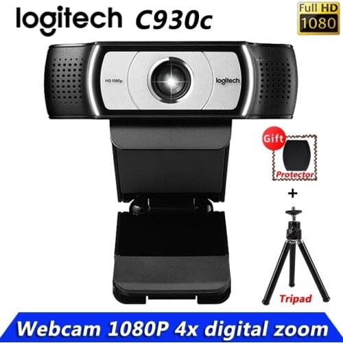 Original Logitech C930c HD 1080P Webcam for Computer Zeiss Lens USB Video Camera 4 Time Digital Zoom Upgrade