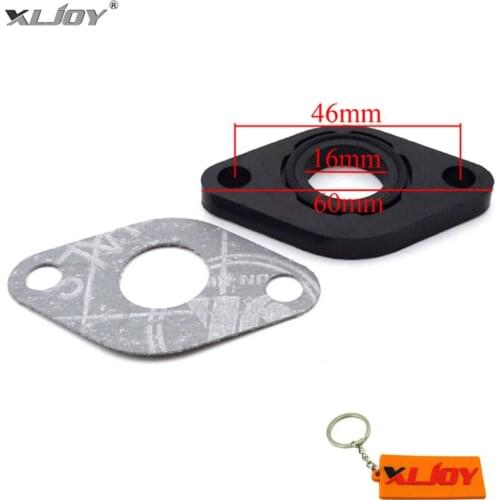 XLJOY Carburetor Carb GY6 50cc Intake Gasket 17mm For GY6 50cc Moped Scooter Taotao Roketa Engine Motorparts