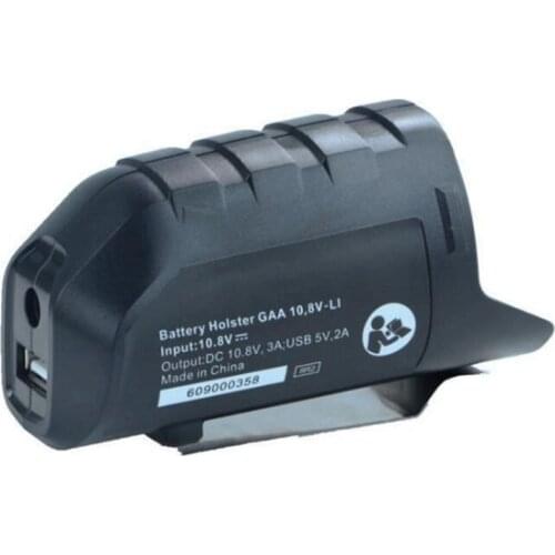 For BHB120 USB Power Connector Charger for 10.8V 12V BAT411 BAT412 Li-Ion Battery USB Device Charging Adapter Retail