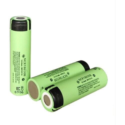100% New Original NCR18650B 3.7 v 3400 mah 18650 Lithium Rechargeable Battery For Panasonic Flashlight batteries