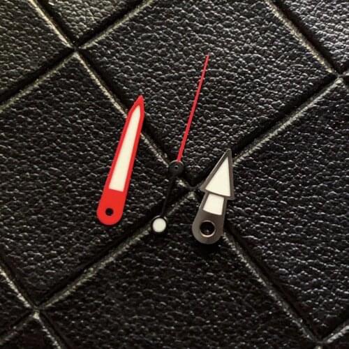 Watch hands for NH35/NH36 Movement Regarder les mains Mira las manos Uhrzeiger Green luminous Watch Parts Accessories Red White