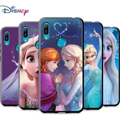 Black Soft Beautiful Princess Elsa For Huawei P Smart 2021 2020 Z S Mate 40 RS 30 20 20X 10 Pro Plus Lite 2019 Phone Case