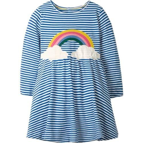 Kidsalon Girl Dress Kids Sweater Hooded Dresses for Girls Clothing Autumn Winter Cotton Princess Flower Dress Toddler Clothes