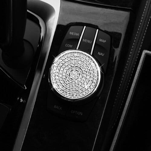 For BMW 5 Series GT 7 1 3 series X3 X4 X5 X6 Diamond Car Modified Central Decorate Cover Air Outlet Frame Auto Interior Trim