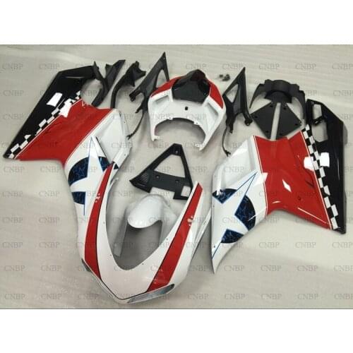 For DUCATI 1098 2007 - 2011 Full Body Kits for DUCATI 1098 2009 Abs Fairing 848 2011 Fairing Kits