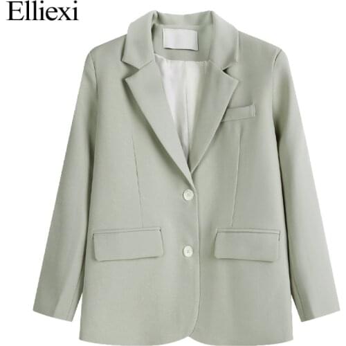 ELLIEXI Women's Long Blazers
