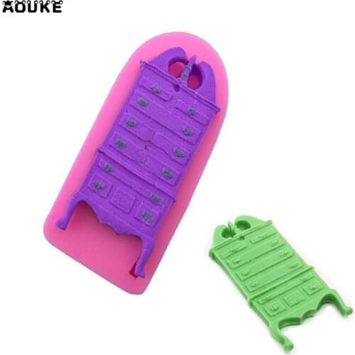 Europe Type Furniture Cabinet Drawer Shape Fondant Cake Silicone Mold Chocolate Pastry Mould DIY Baking Tools Biscuits Molds