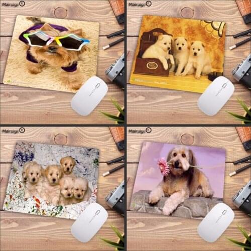 Mairuige Promotion Antiskid durable Cute Dog Gaming Mouse Pad computer Mouse Pad, home and office Mat 18x22cm 20x25cm