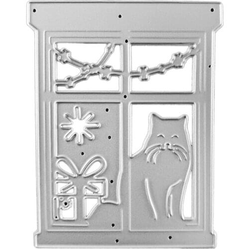 Windowsill Metal Cutting Dies Stencil Scrapbooking DIY Album Stamp Embossing H58C