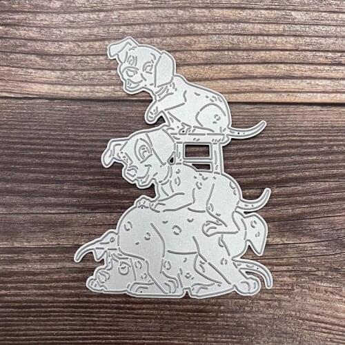 Metal Cutting Dies Dogs Embossing Scrapbooking Stencil Craft Die Cut For DIY Card Handmade
