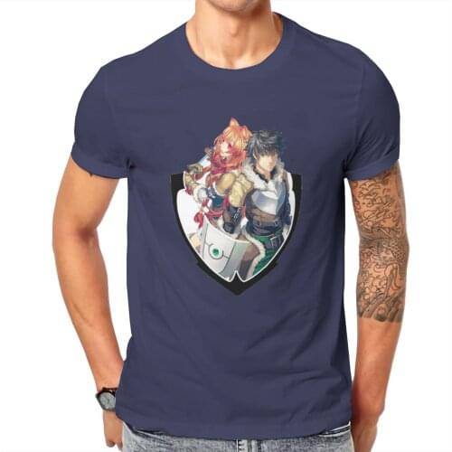 Men Rise of the ShieldsNaofumi and Raphtalia Floor Anime Heroes Novelty Classic Hot Sale T-shirts