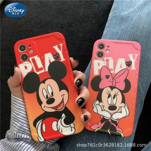Disney Mickey Minnie Blu-ray All-inclusive Soft Case for iPhone 11 Pro Max XR Full Body Phone Back Cover zz0528