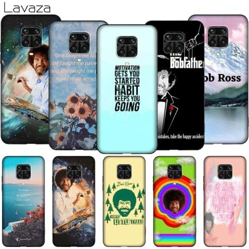 Lavaza K30 Bob Ross No Mistakes TPU Soft Case for Redmi Note 5 6 6A 7 7A 8 8T 8A 9 9A 9C 9S K20 K30 Poco X2 Pro Max