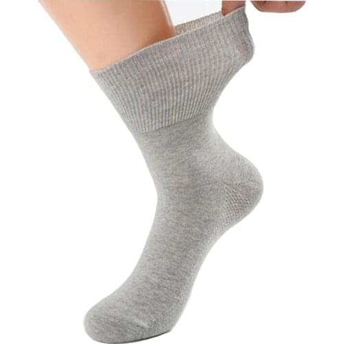 2Pairs/ Lot Diabetic Socks Prevent Varicose Veins Socks for Diabetics Hypertensive Patients Bamboo Cotton Material Men and Women