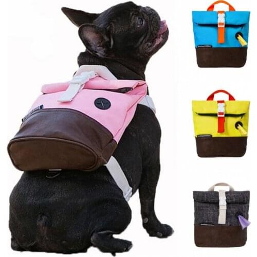 2021 New Portable Pet Dog Backpack Shoulder Puppy Cat Snacks Bag Outdoor Traveler Small Dog Carrier School Bag Pet Supplies