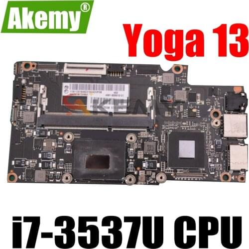 New MB For Lenovo Yoga 13 Laptop Motherboard With i7-3537U CPU QS77 MainBoard 100% Tested Fast Ship