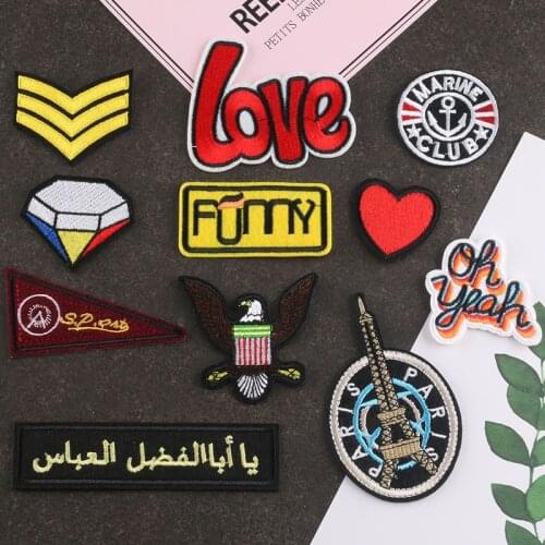 Customizable Wholesale Computer Embroidered Badge Patch High-End Clothing Accessories DIY Handmade Accessories Embroidered