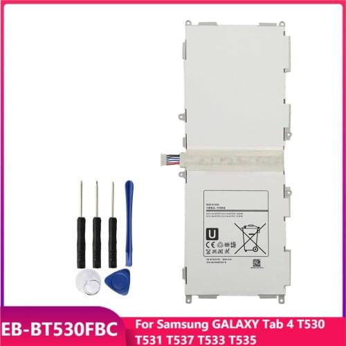 Original Replacement Tablet Battery EB-BT530FBC For Samsung GALAXY Tab4 Tab 4 T530 T531 T537 T533 T535 EB-BT530FBE/FBU 6800mAh