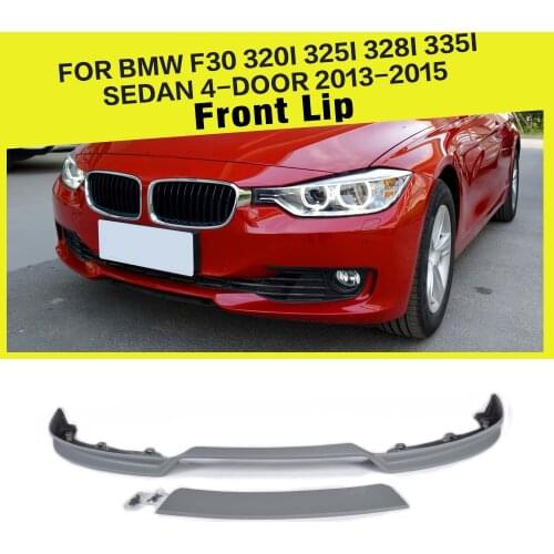 PU Unpainted Auto Car Front Bumper Lip Spoiler For BMW 3 Series F30 320i 325i 328i 335i Sedan 4-Door 2013-2015