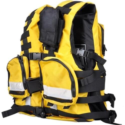 Rescue Life Vest Jacket Multifunctional Life Jacket For climbing Drifting Upstreaming Water Sports Activities