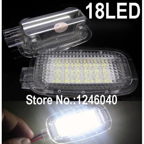 2PCS LED Courtesy Door ,Footwell,Luggage Trunk ,Vanity Mirror, Glove Box Light for Benz W204 W216 W212 C207 X204 GLK W221 R230
