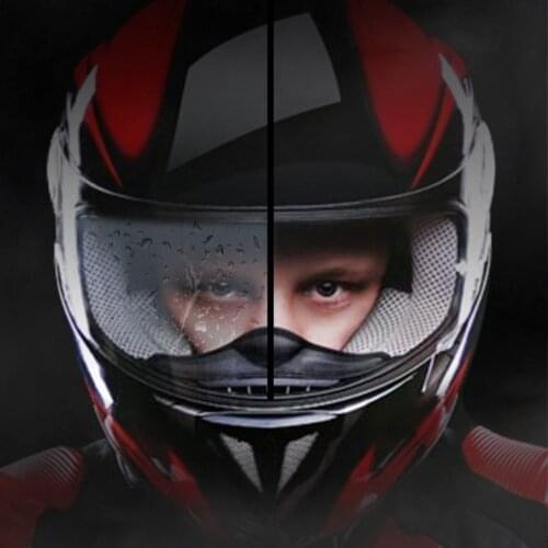 Universal Anti-Fog Helmet Lens Film Motorcycle Rain Resistant Visor Shield