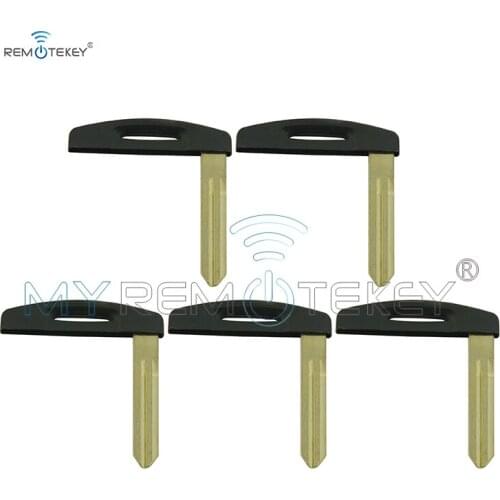 Remtekey 5pcs remote spare small insert key blade for Renault Koleos Laguna Megane Scenic uncut replacement