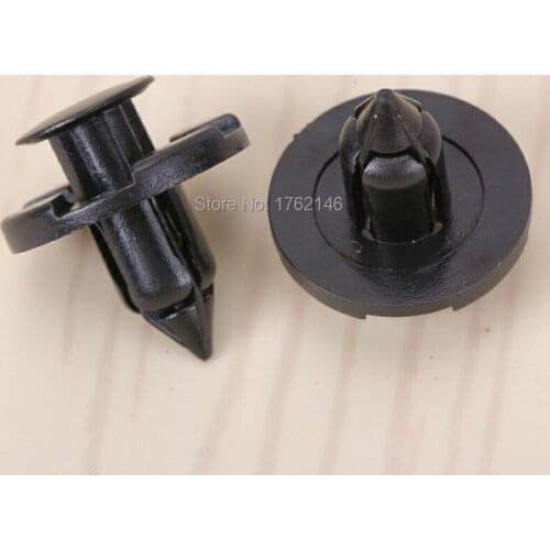 100PCS Replacement 8mm Fender Push Clips 01553-09321 MR3289541 For Nissan 370Z Frontier GT-R Juke Murano Cube Pathfinder