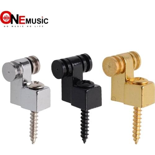 2Pcs Roller String Tree Retainer For Electric Guitar Chrome Black Gold 3 Color