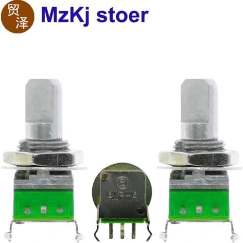 3PCS B10K B20K B100K RD901F D15mm New Original TW Single-Unit Rotary Potentiometer ALPHA RD901 10K 100K 20K