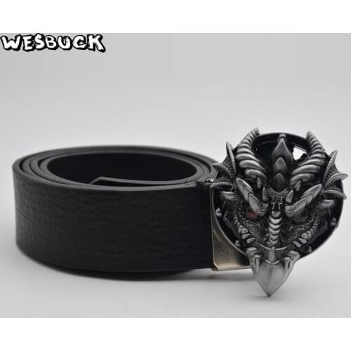 5 PCS MOQ WesBuck Brand Meltal Cool Belt Buckls For Mens Women Buckles Dinosaur Western Cowboy Cowgirl Buckle