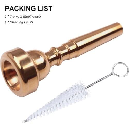 7C Trumpet Mouthpiece Metal Trumpet Accessory Cleaning Brush Trumpet Cleaning Kit