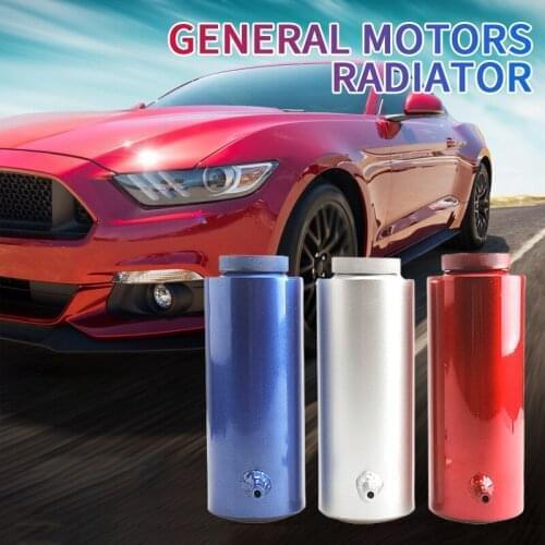800ml Universal Car Radiator Overflow Tank Coolant Aluminum Tank Overflow Reservoir Radiator Overflow Tank Car Accessories