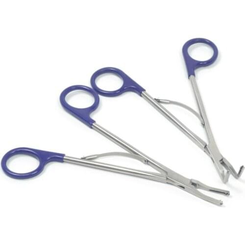 Laparoscopic open surgery clip applier, polymer clips applicator M size