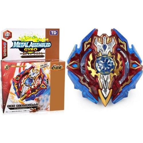 B-92 SIEG XCALIBER.1. Ir w/ Launcher Bey Blade blades metal fusion bayblade with high performance pitcher fighting toy