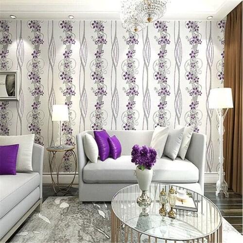 Beibehang American non-woven wallpaper European style living room bedroom background environmental protection wallpaper roll