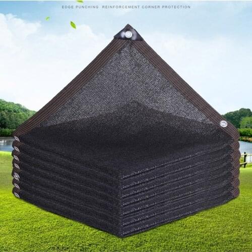 Black Shading Net Succulent Plant Sunshade Net Outdoor Swimming Pool Cover Sun Net Garden Sunscreen Shade Cloth Net Car Cover