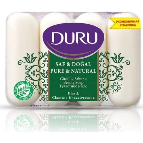 Duru Saf & Doğal Klasik 4 Adet Güzellik Sabunu 280gr