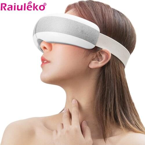Eye Massager 4D Smart Airbag Vibration Eye Care Instrument Hot Compress Bluetooth Eye Massage Glasses Fatigue Wrinkle Remove HOT