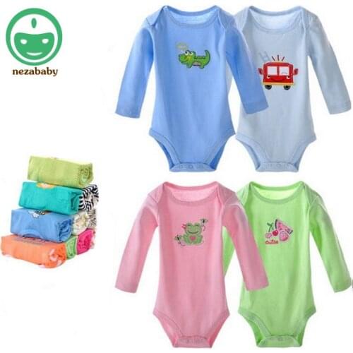 Боди с длинным рукавом для малышей Nezababy China At AliExpress
