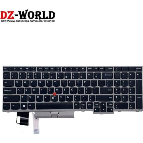 New Original US English Keyboard For Lenovo Thinkpad E580 E585 E590 E595 T590 P53S L580 L590 P52 P72 P53 P73 Laptop 01YN700
