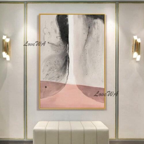 New Arrival Light Color Abstract Painting For Hotel Modern Large Lliving Room Wall Picture Home Good Wall Art Canvas Painting