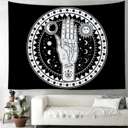 New Sun and Moon Face Tapestry Wall Hanging Mandala Blanket Throw Home Dorm Decor Tapestries