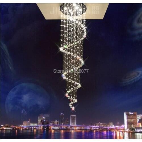 Wholesales Guranteed 100% Dia 550*H2500mm contemporary crystal chandelier 6 light free shipping DJ4