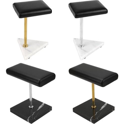 Watch Holder Display Stand Marble Base & PU Bracelets Holder Storage Oragnizer