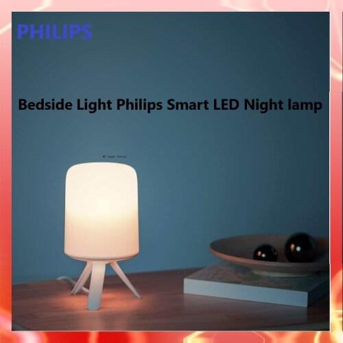 Xiaomi Bedside Light Philips Smart LED Night lamp Indoor Bedroom Read Table Lamp Mihome APP Control E27 Colorful Bulb