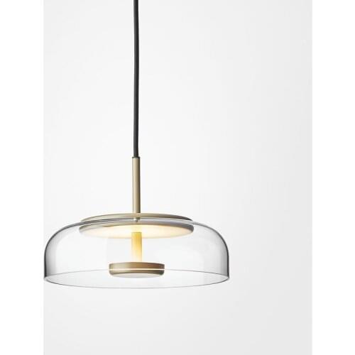 Industrial lamp lustre pendente glass ball living room LED pendant lights luminaire deco maison