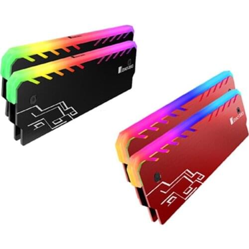 JONSBO RGB RAM Memory Heatsink 256 Color Automatic Change Aluminum Heat Sink RAM Cooling Vest