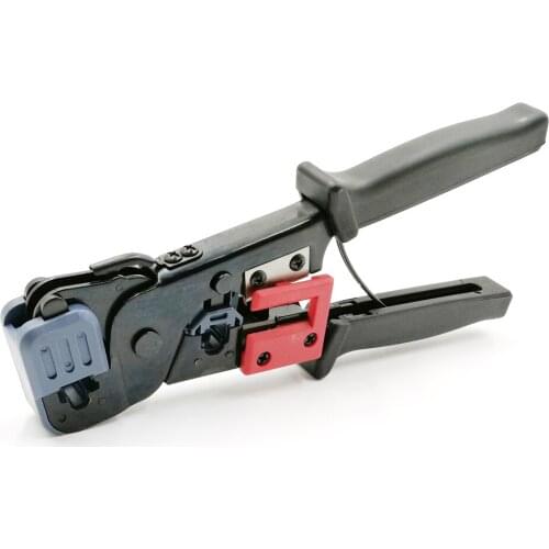 Network Modular Plug hand Connector Crimping Tool Ratchet HT-86 Cat 6 Cable Crimping Capacity 8P8C/RJ-45,6P6C/RJ-12,6P4C/RJ-11