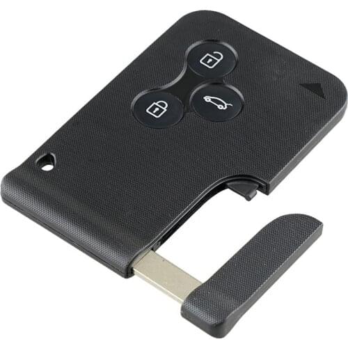 3 Button Smart Card With 434Mhz ID46 Chip Remote Control Smart Card Car Key For Renault Megane Remote Key
